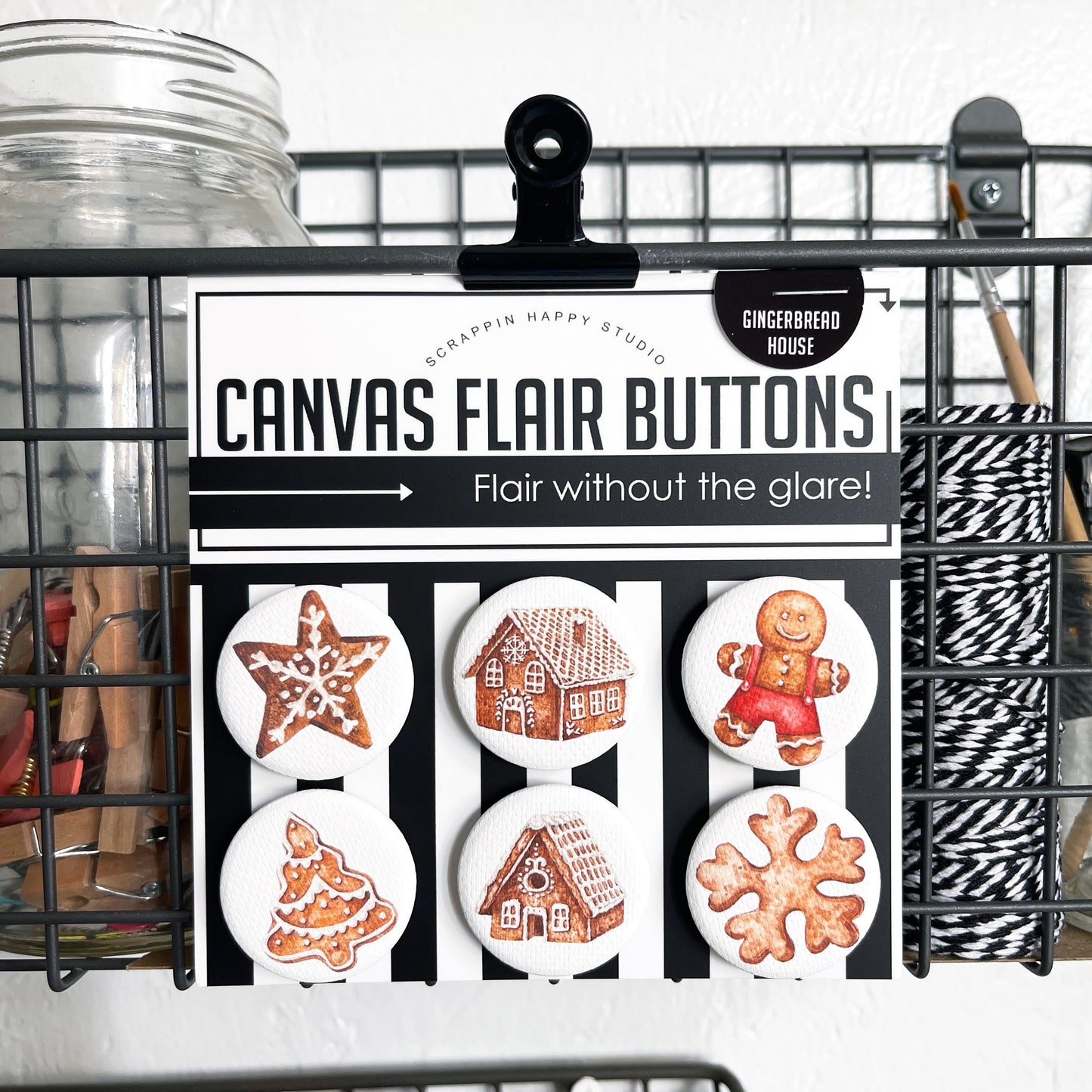 Gingerbread House Canvas Flair