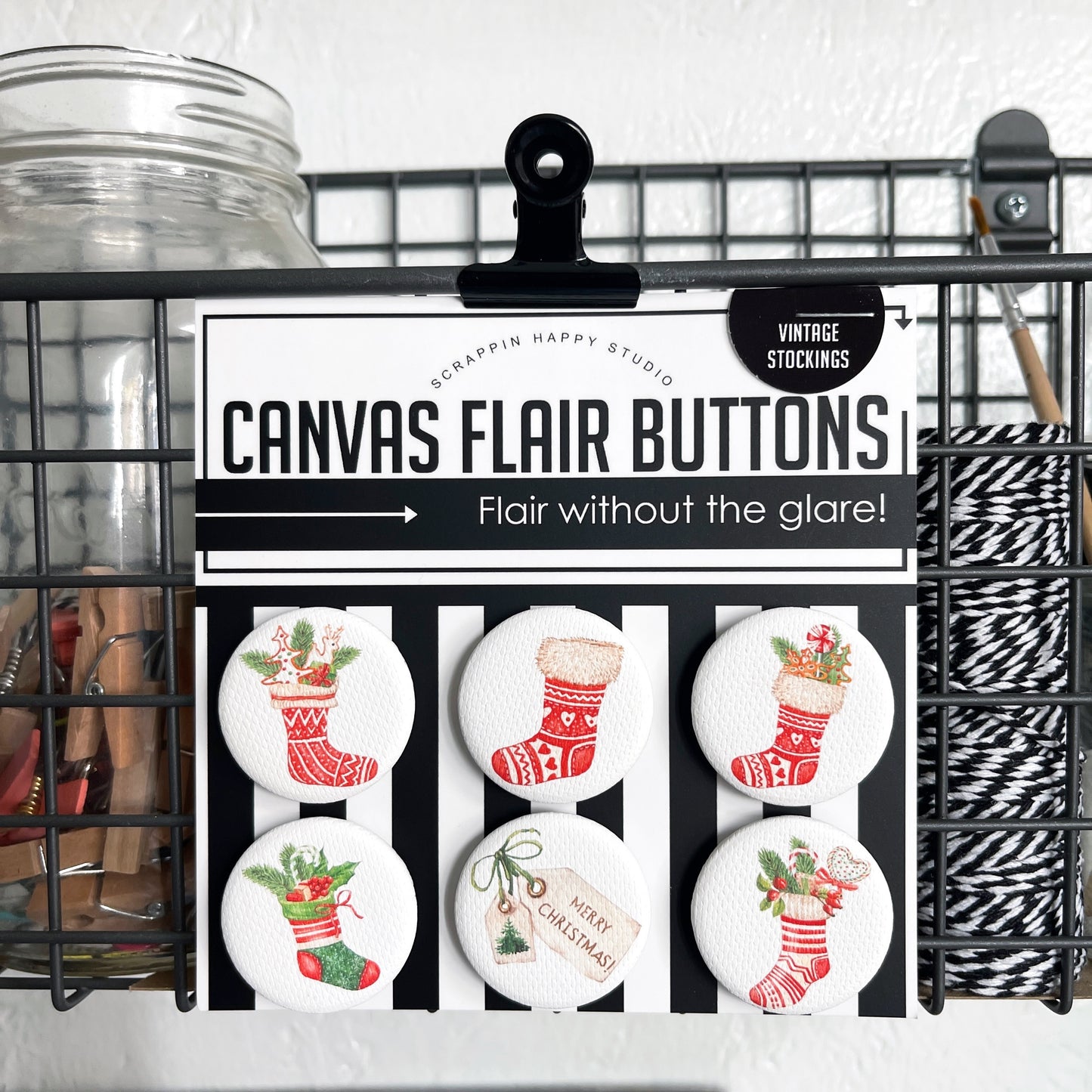 Vintage Stockings Canvas Flair