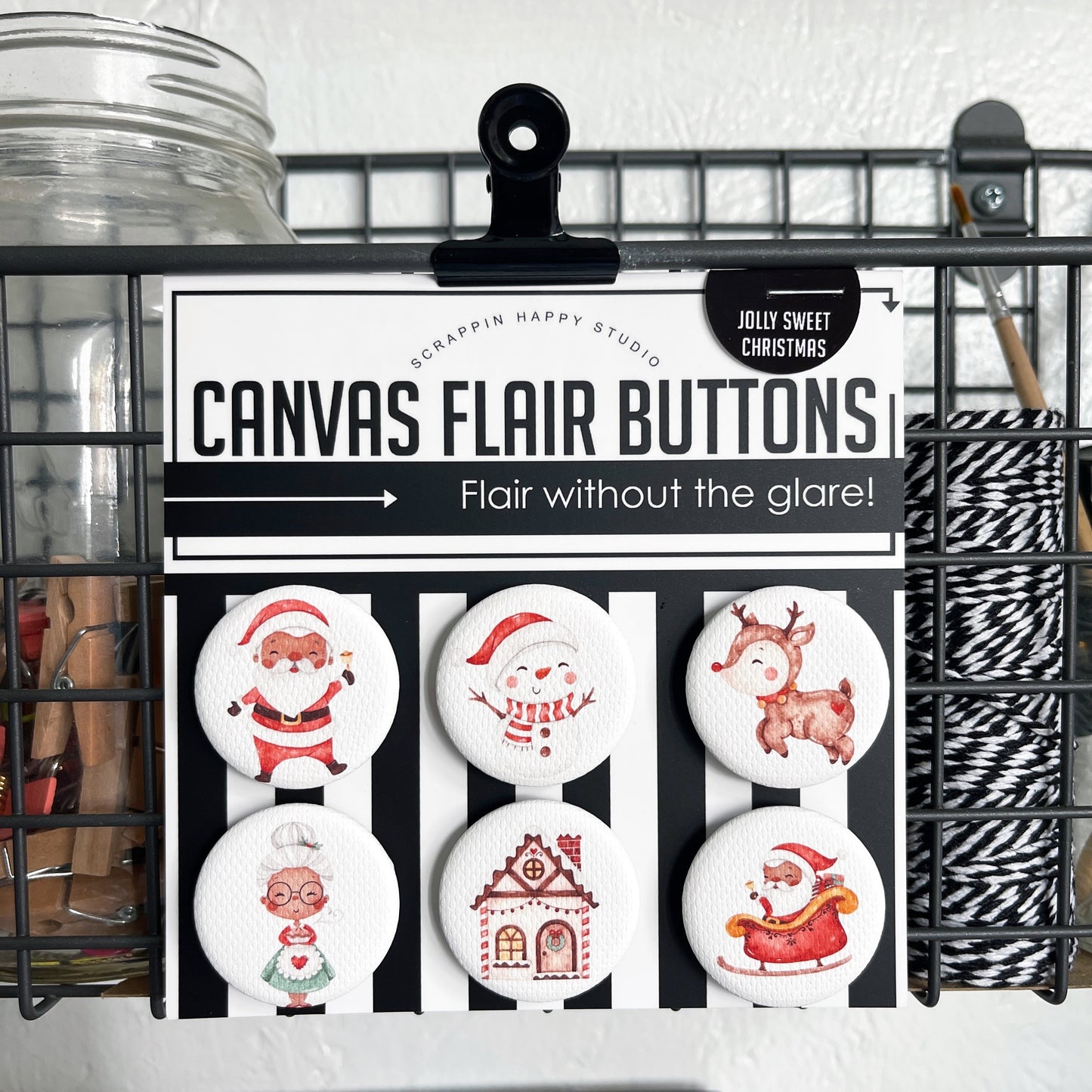 Jolly Sweet Christmas Canvas Flair