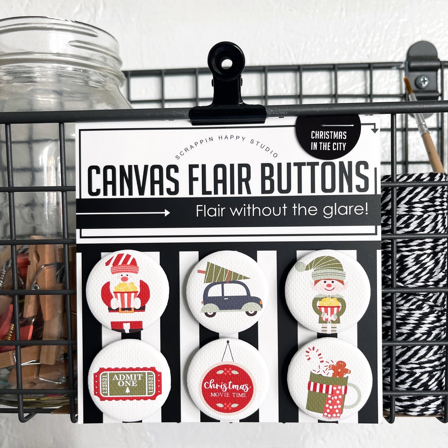 Christmas In The City Canvas Flair