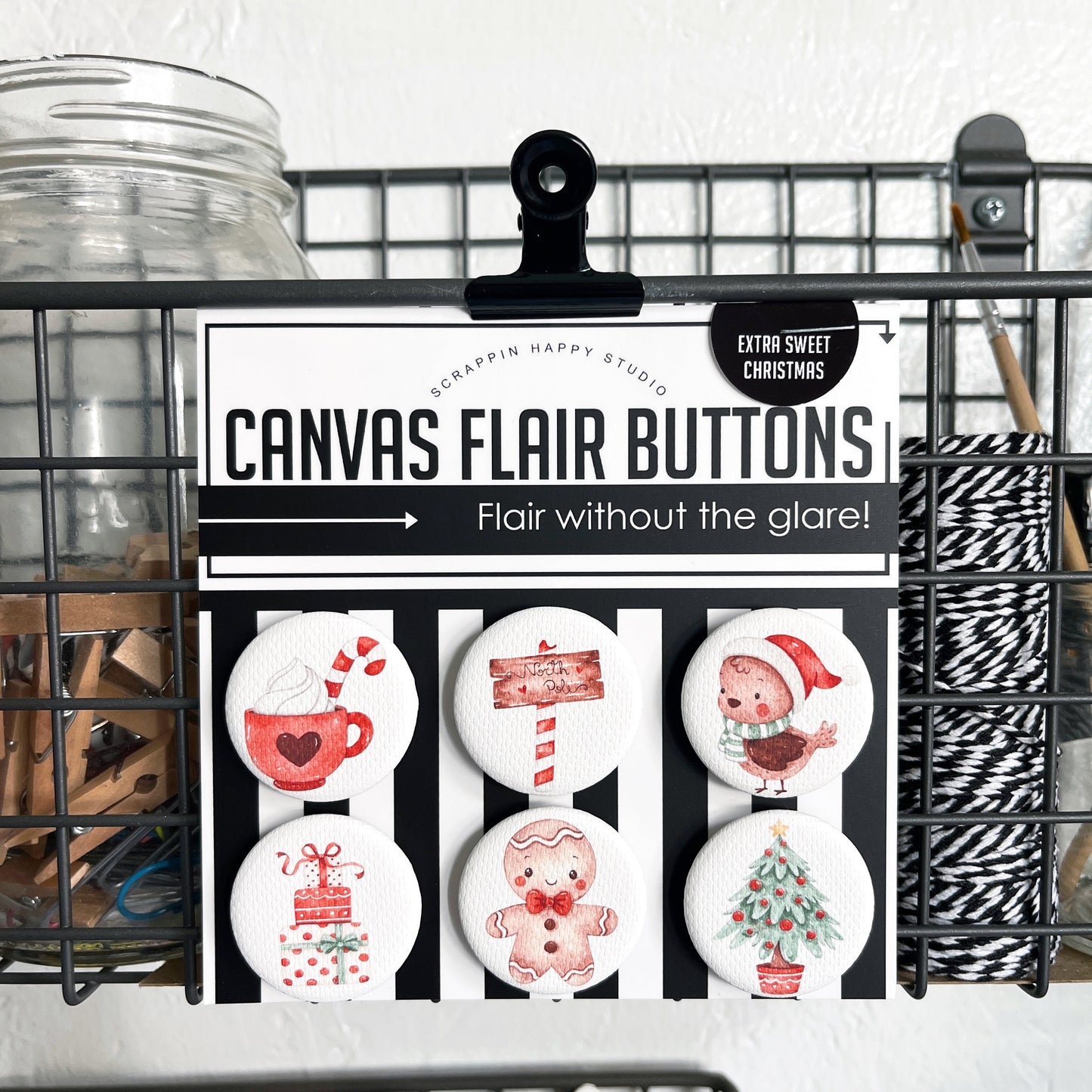 Extra Sweet Christmas Canvas Flair