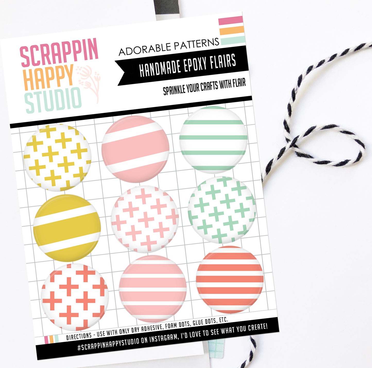 Adorable Patterns Epoxy Flair