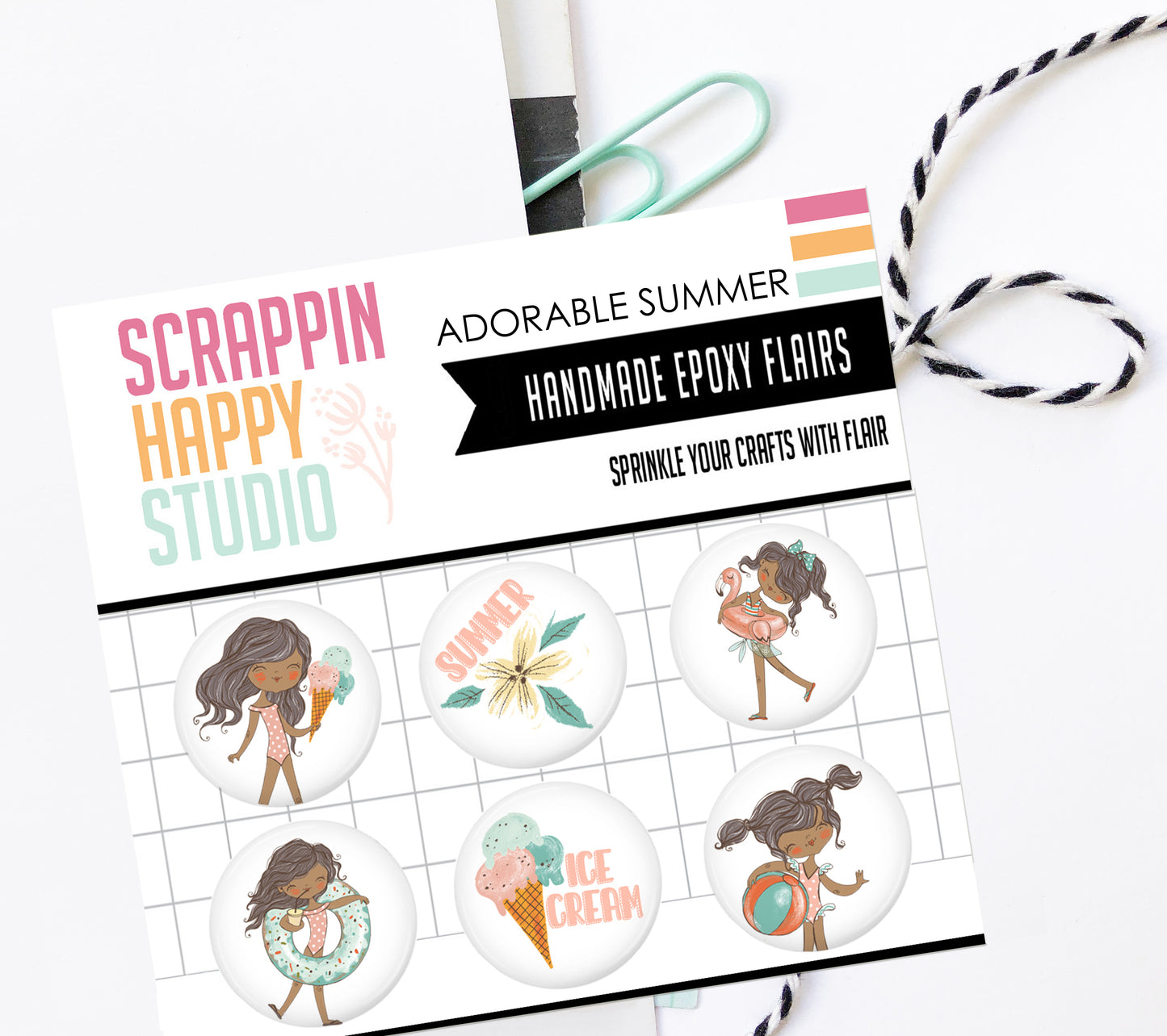 Adorable Summer Epoxy Flair