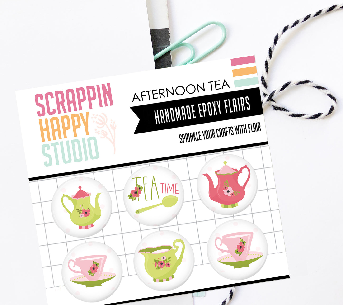 Afternoon Tea Epoxy Flair