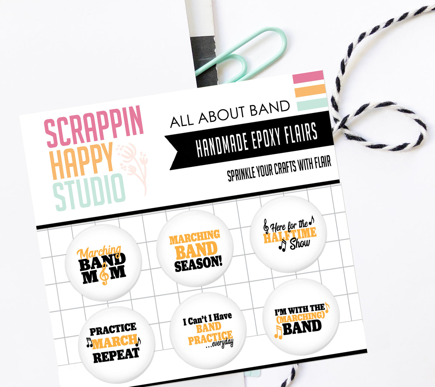 All About Band Epoxy Flair