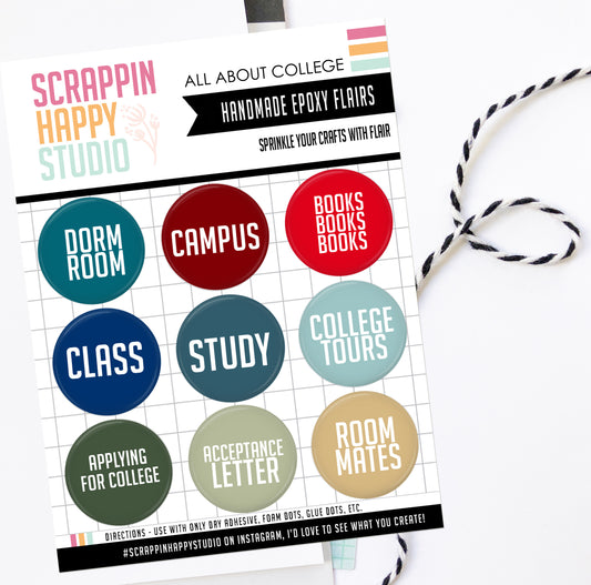 All About College Epoxy Flair