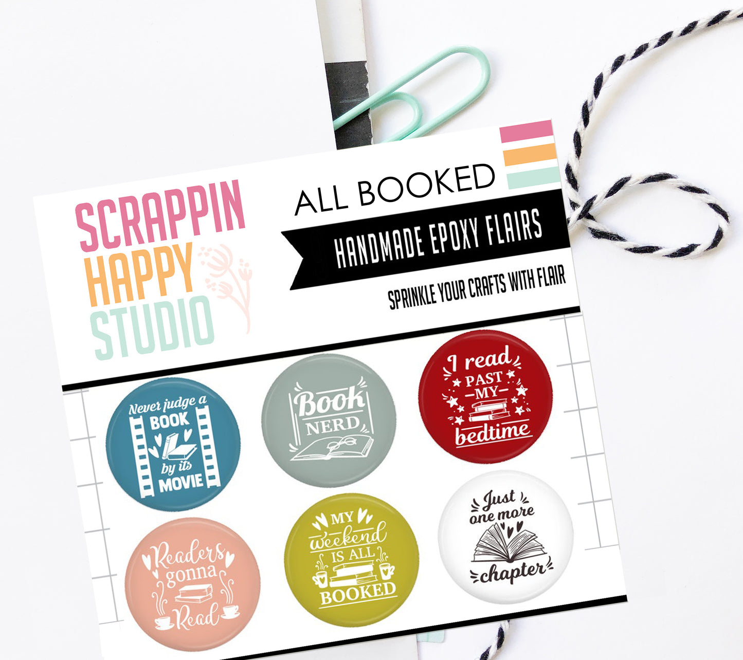 All Booked Epoxy Flair