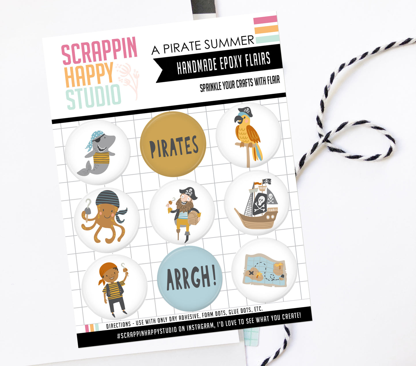 A Pirate Summer Epoxy Flair