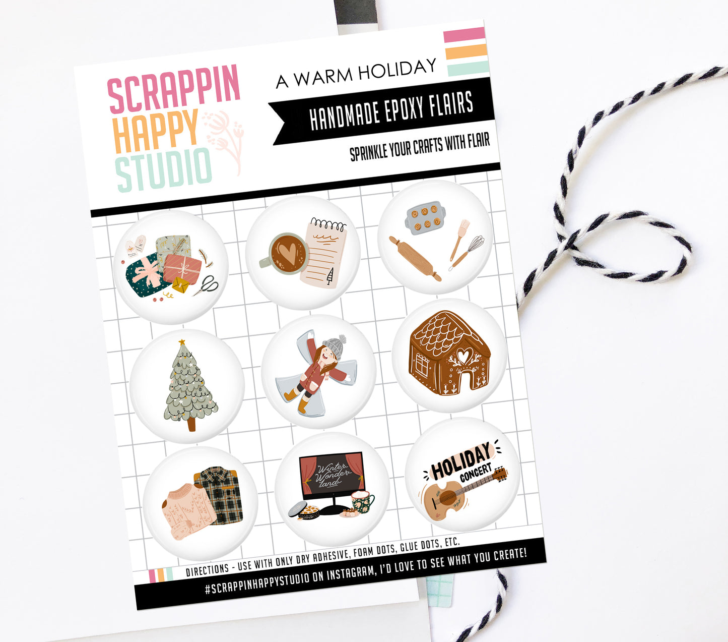 A Warm Holiday Epoxy Flair