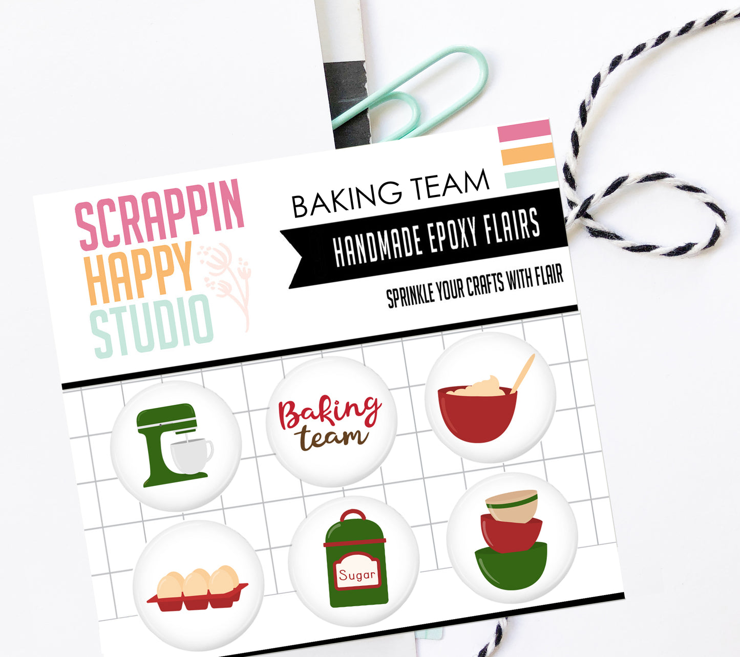 Baking Team Epoxy Flair