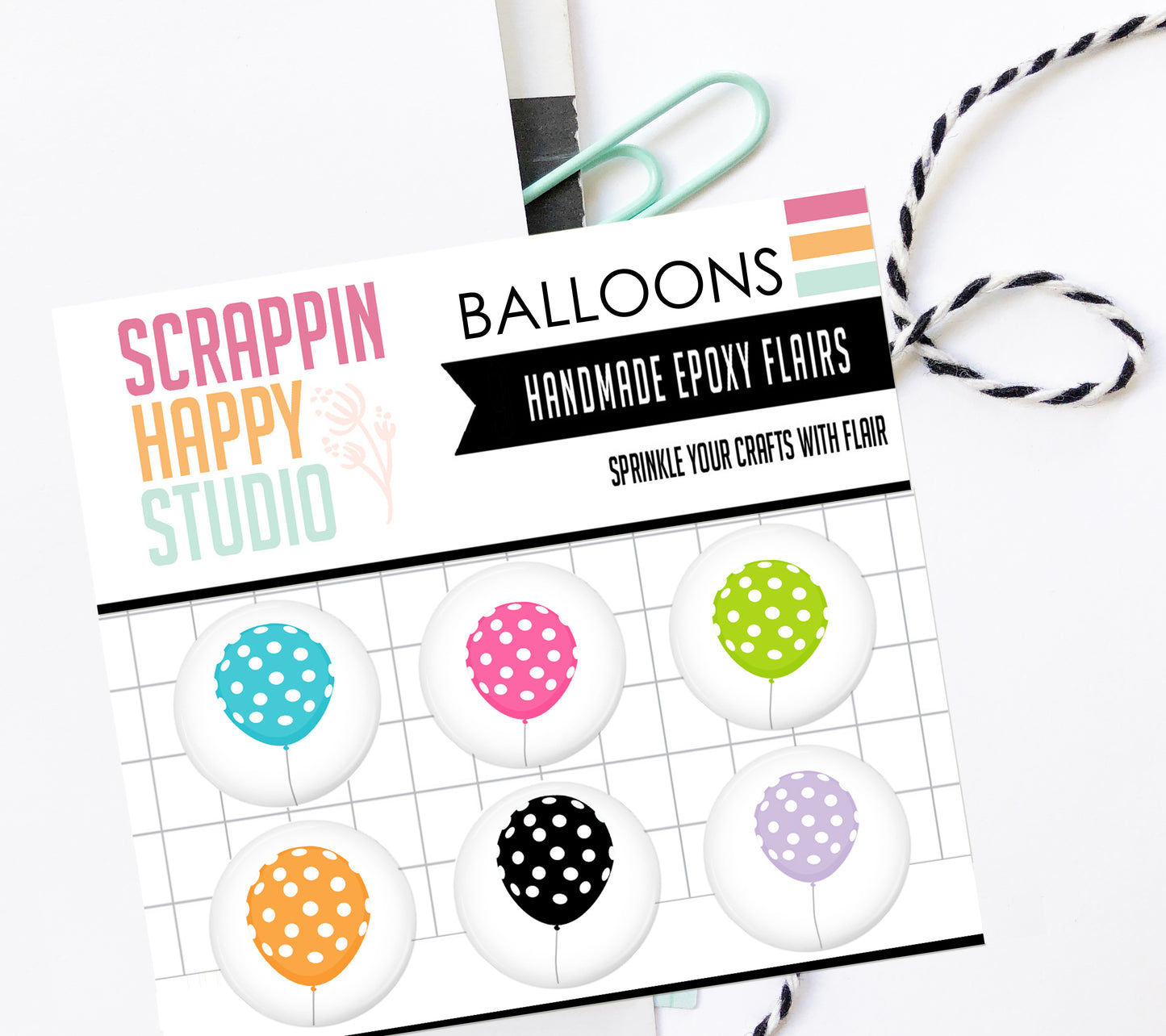Balloons Epoxy Flair