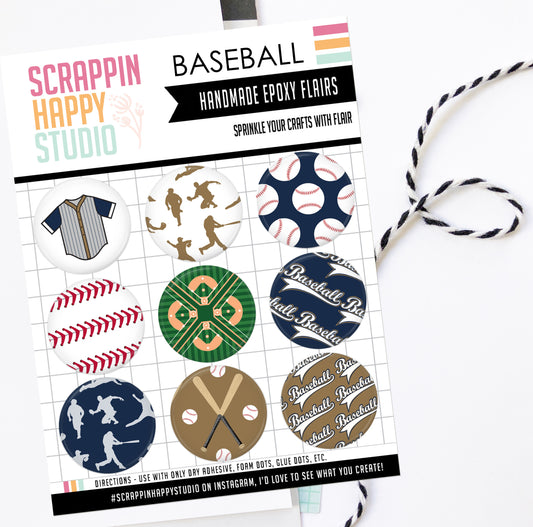 Baseball Epoxy Flair