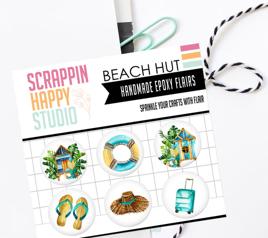 Beach Hut Epoxy Flair