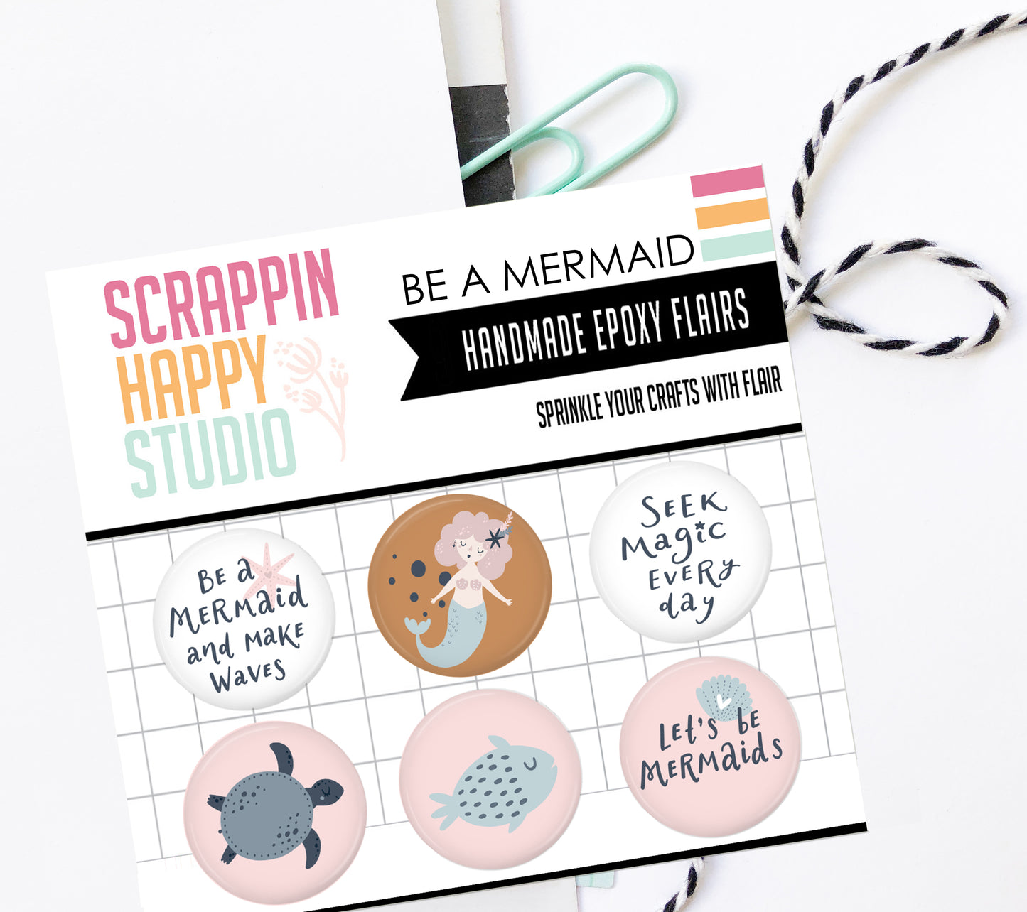 Be a Mermaid Epoxy Flair