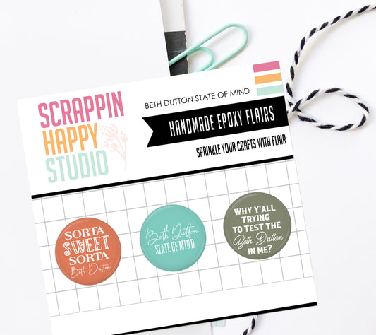 Beth Dutton Epoxy Flair