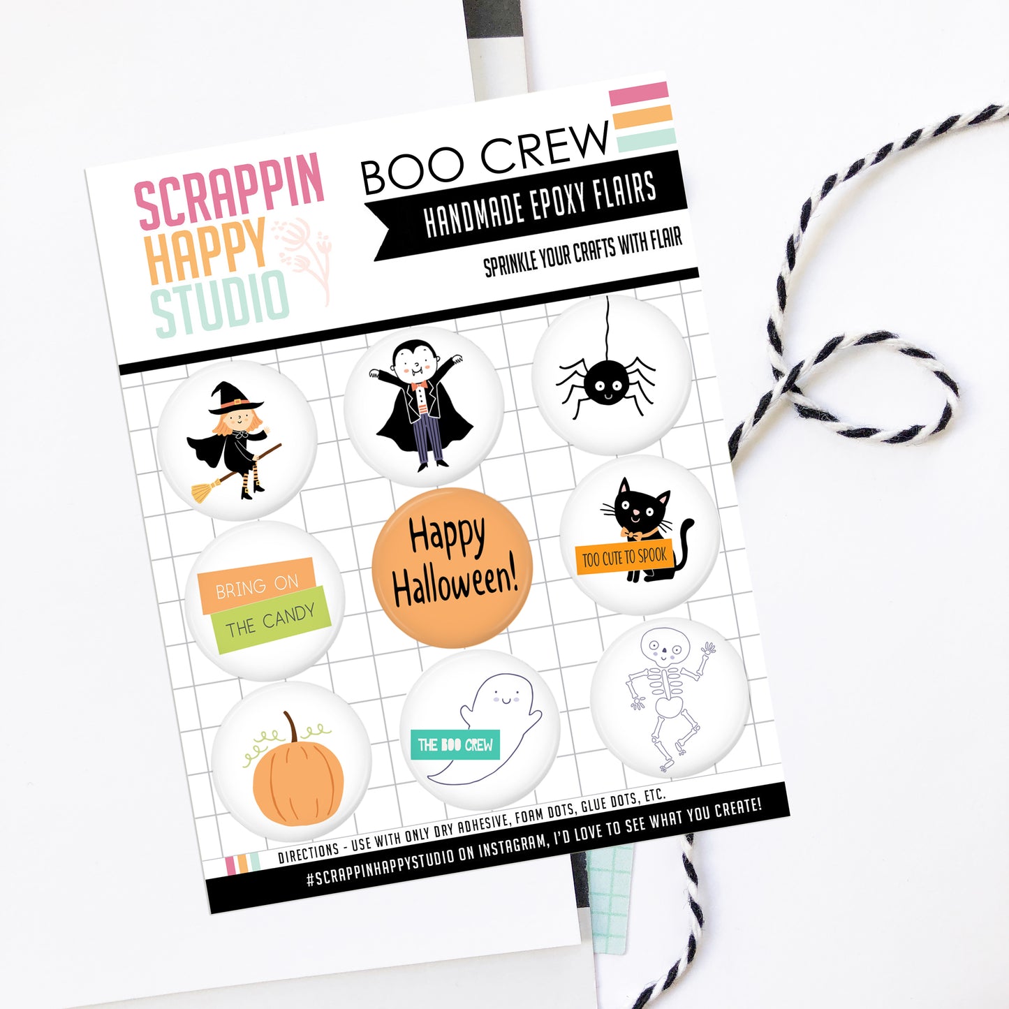 Boo Crew Epoxy Flair