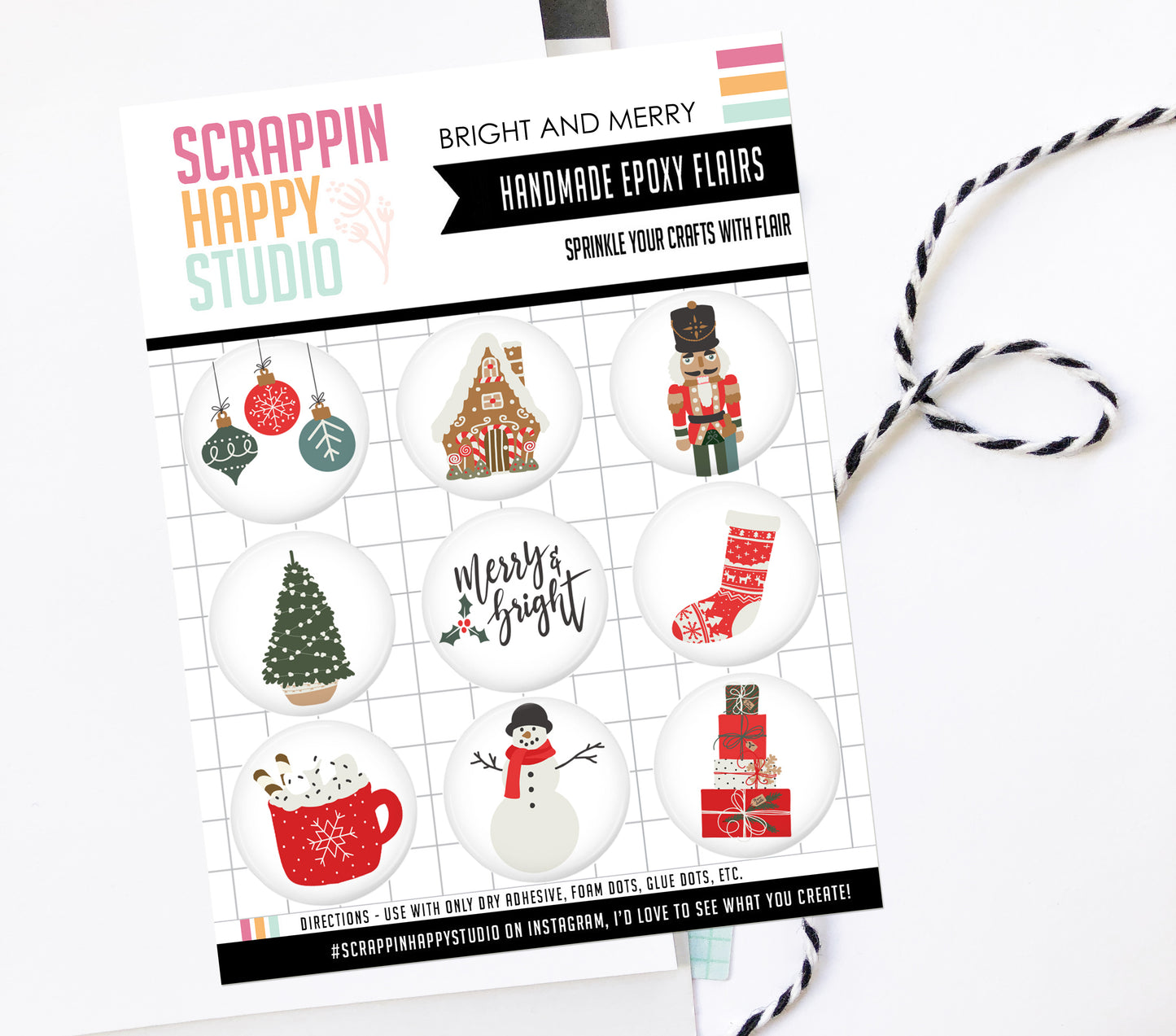 Bright and Merry Epoxy Flair