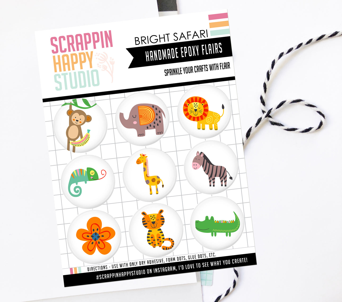 Bright safari Epoxy Flair