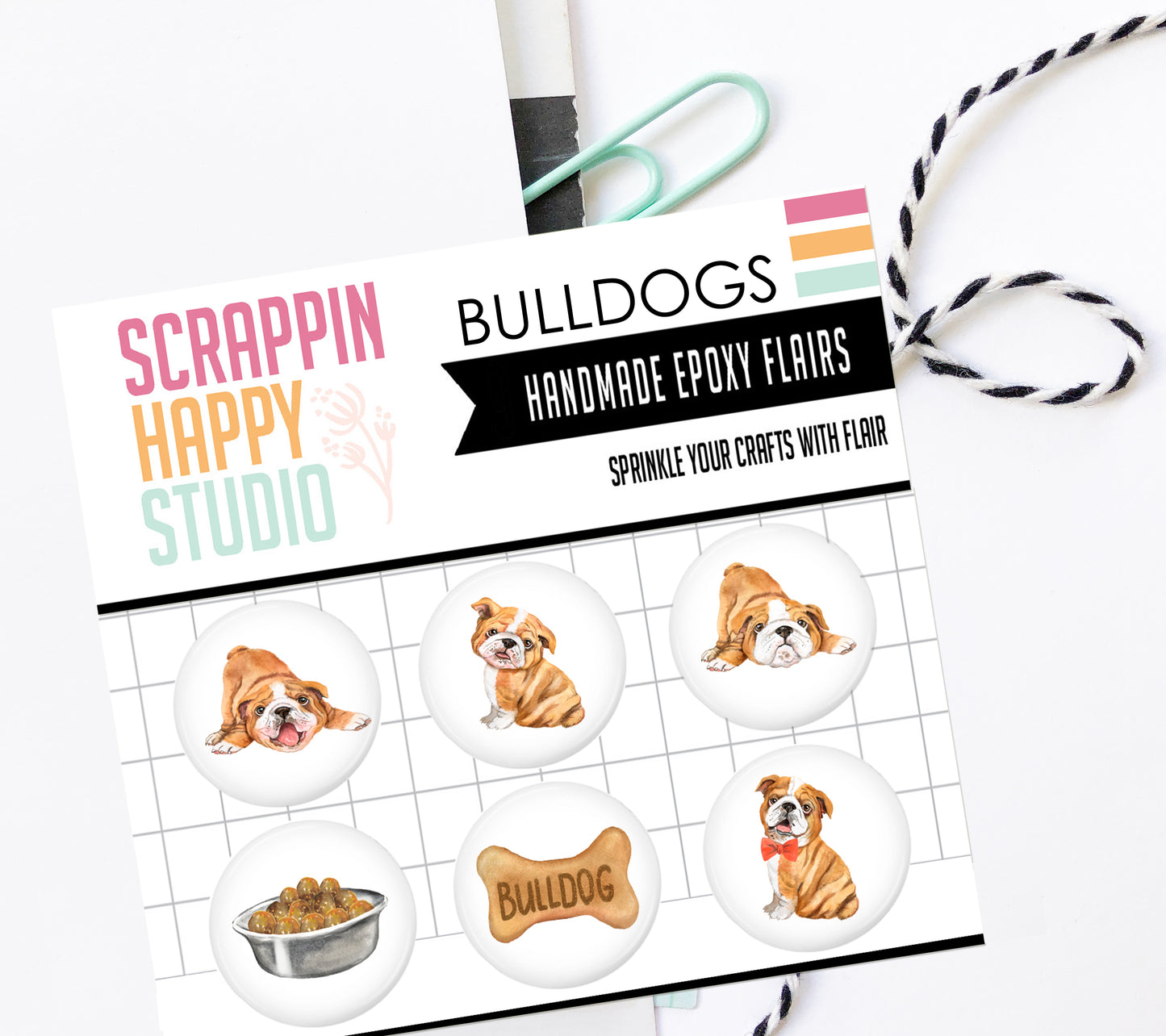 Bulldogs Epoxy Flair