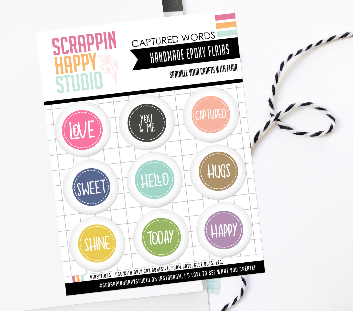 Captured Love Words Epoxy Flair