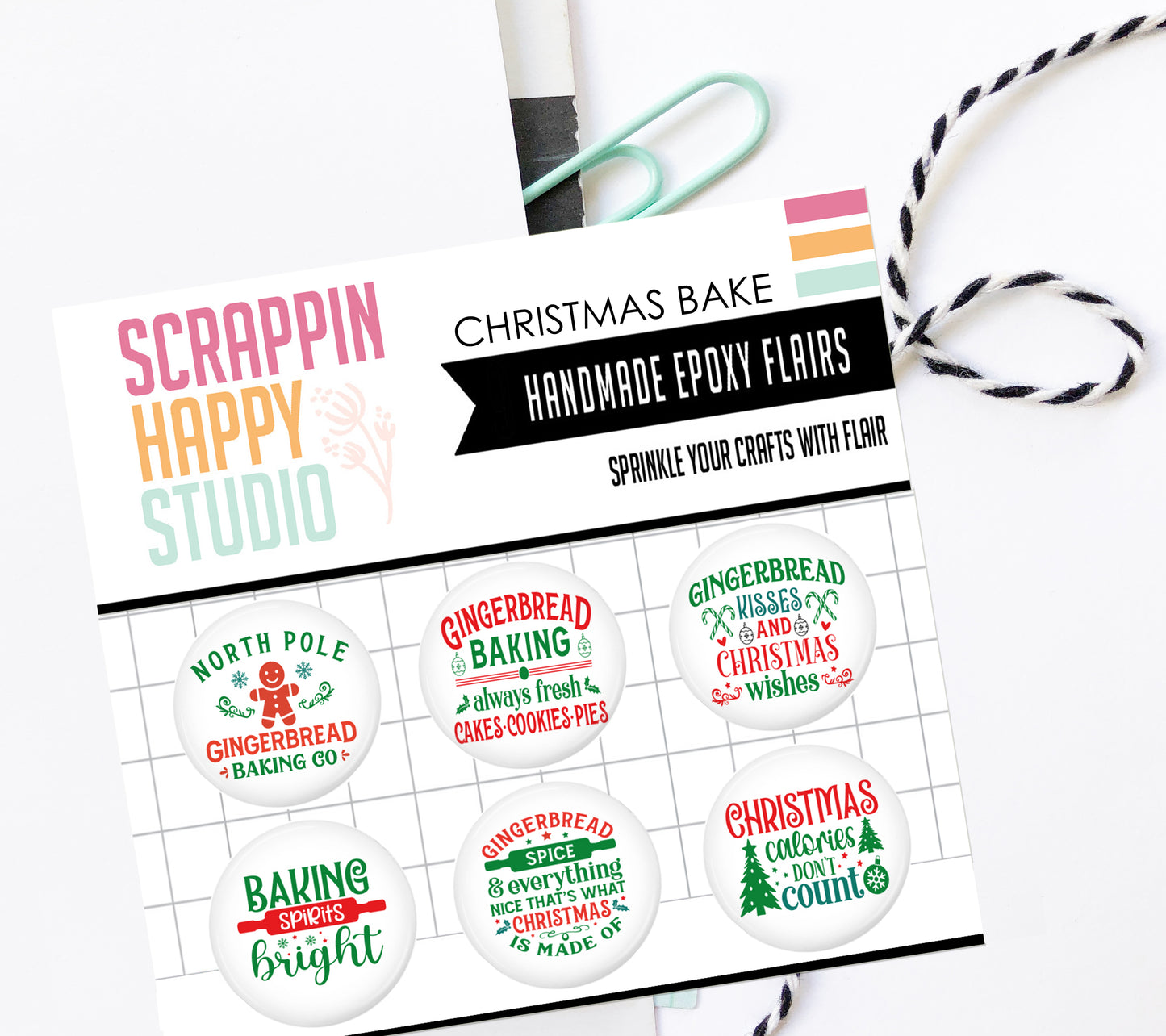 Christmas Bake Epoxy Flair