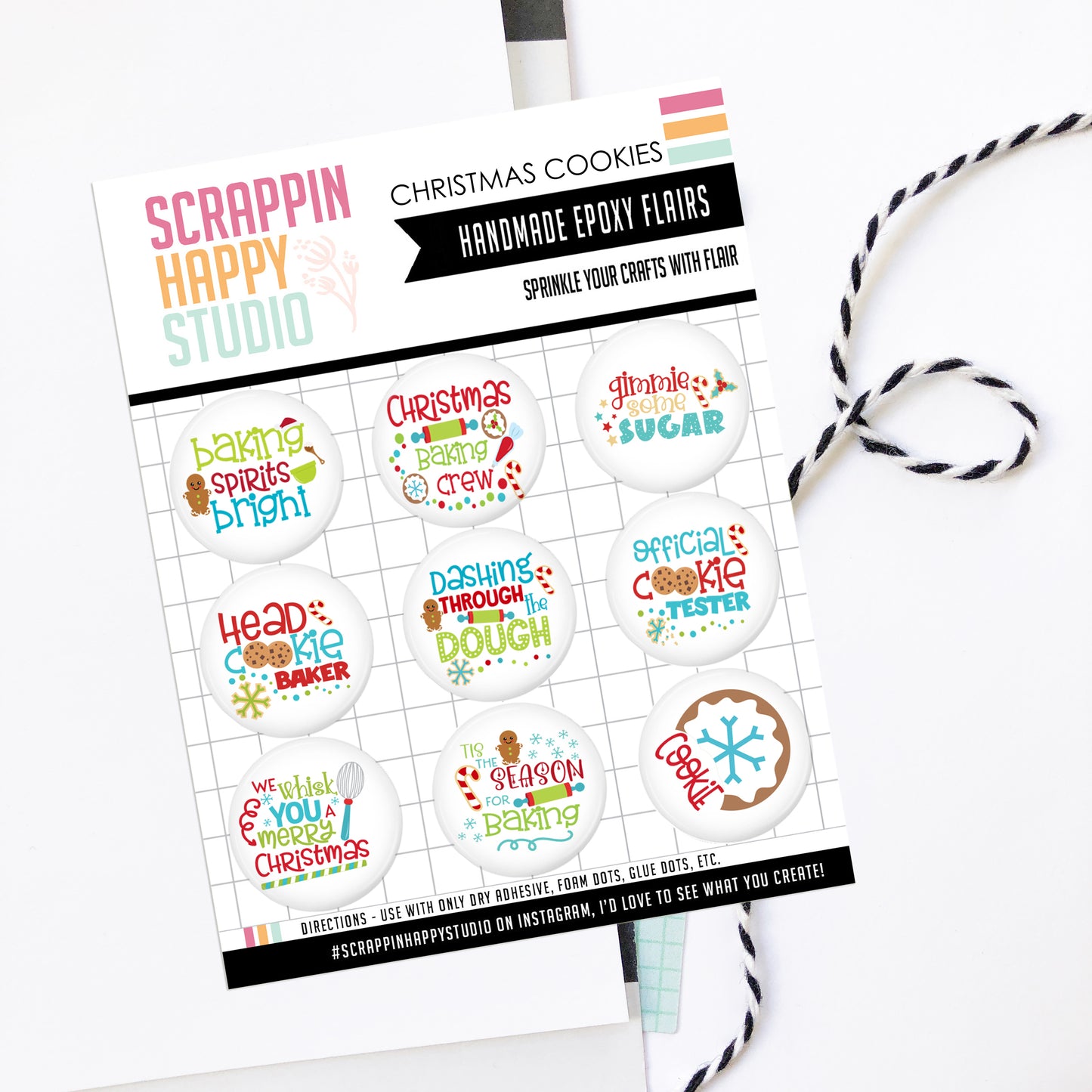 Christmas Cookies Epoxy Flair