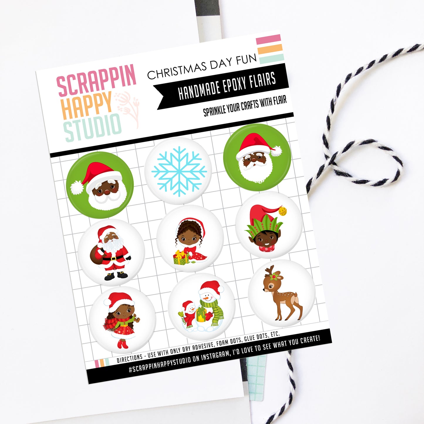 Christmas Day Fun Epoxy Flair