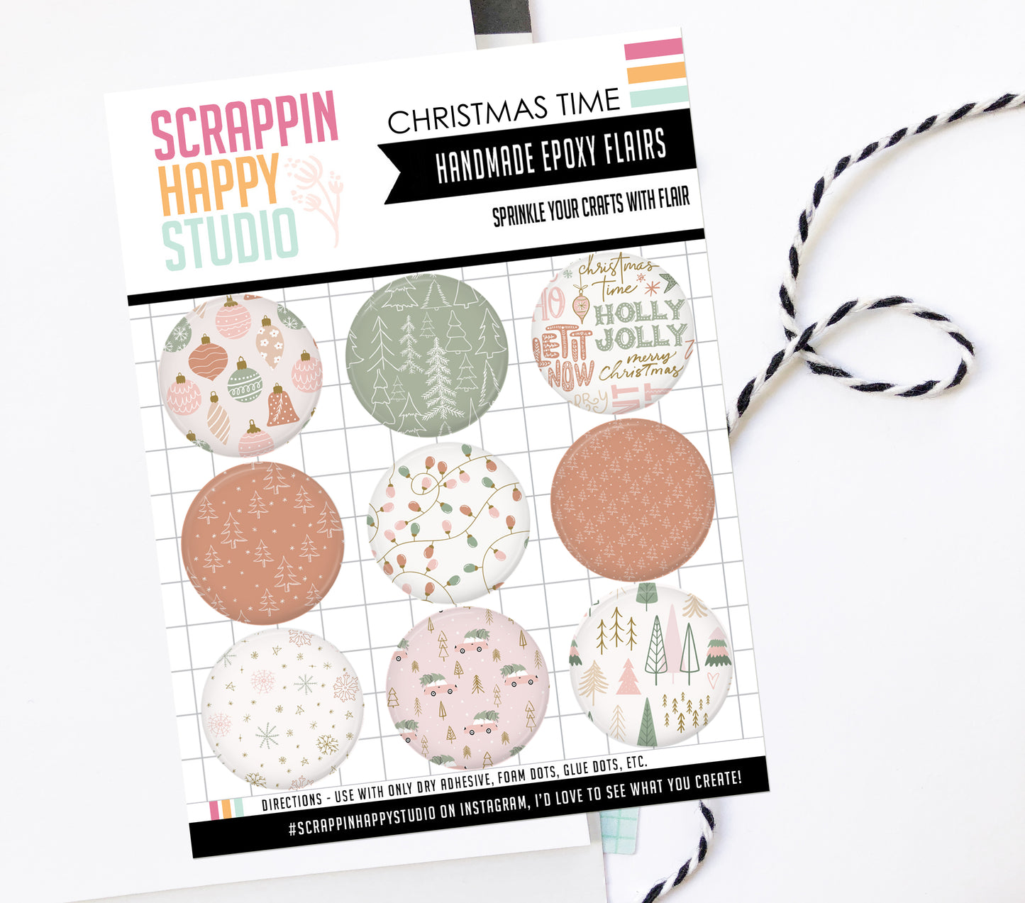 Christmas Time Epoxy Flair