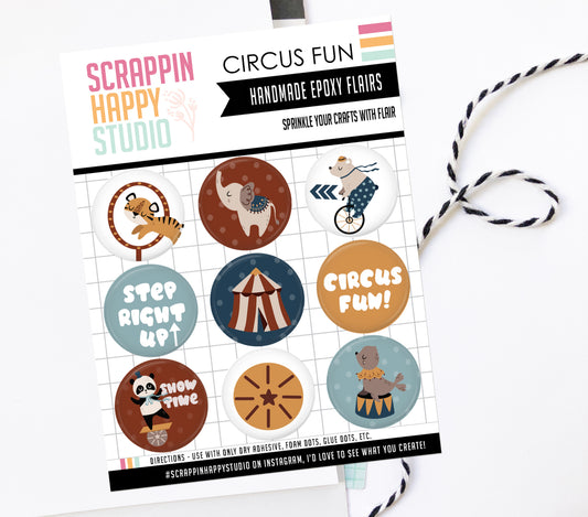 Circus Be Fun Epoxy Flair