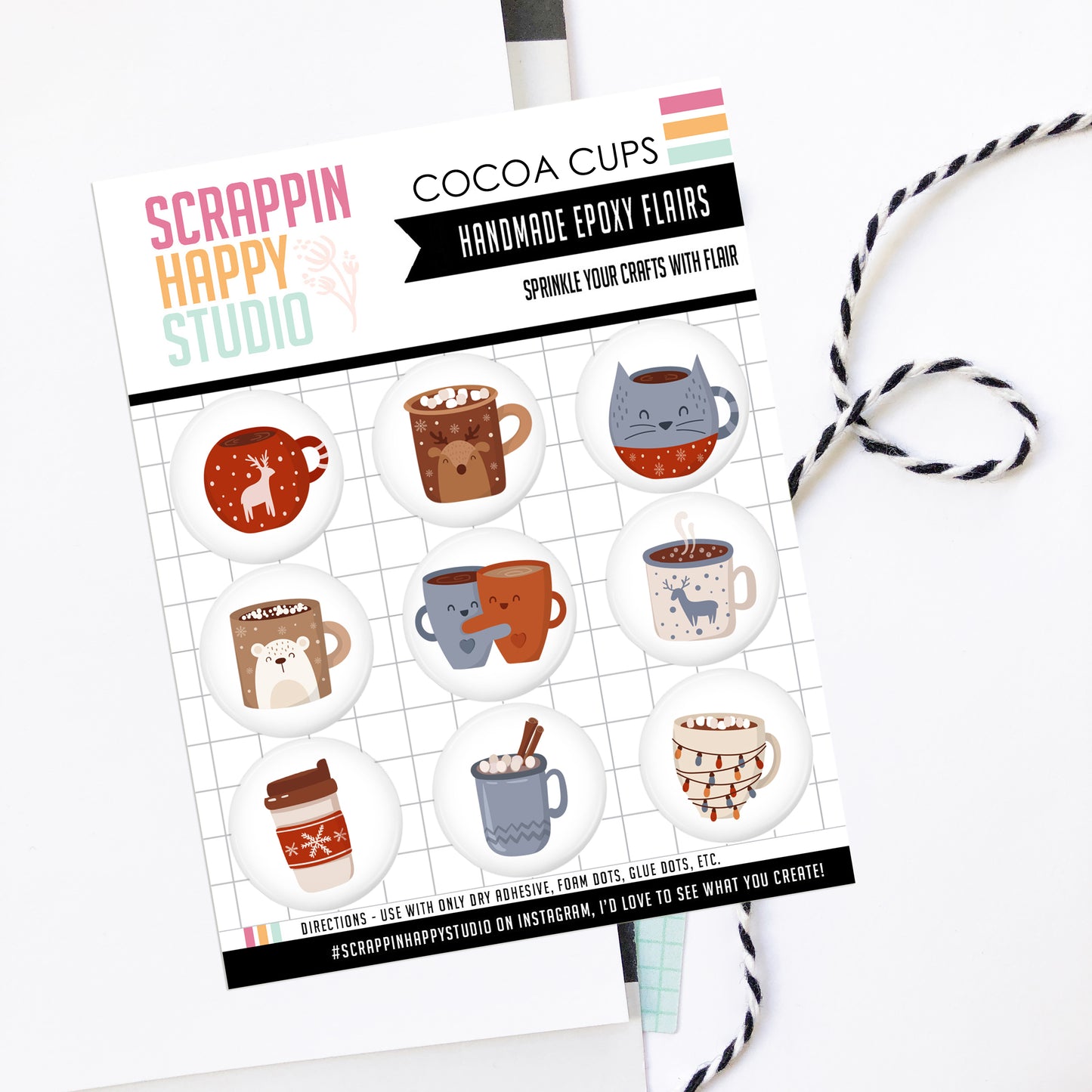 Cocoa Cups Epoxy Flair