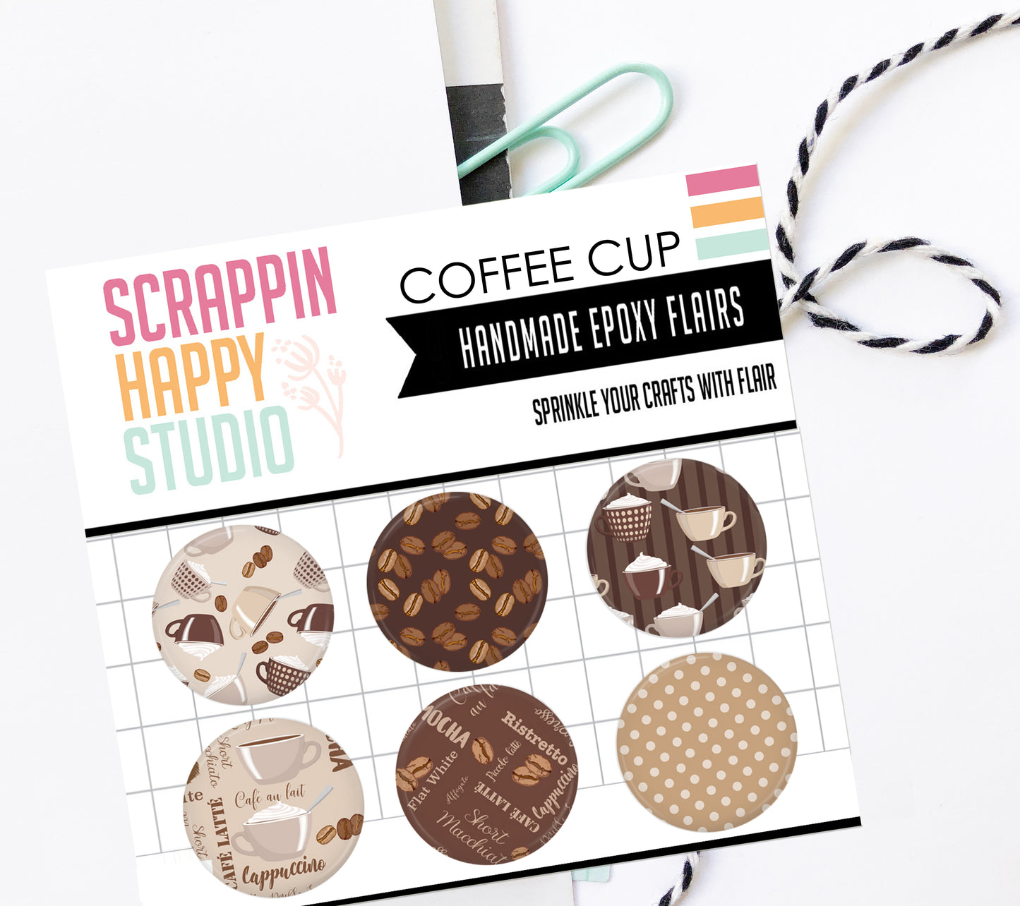 Coffee Cup Epoxy Flair