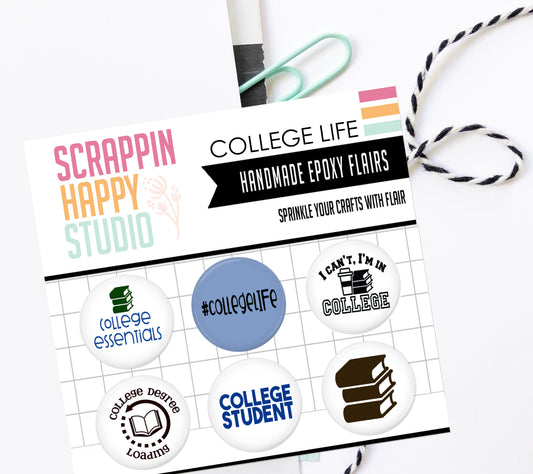 College Life Epoxy Flair