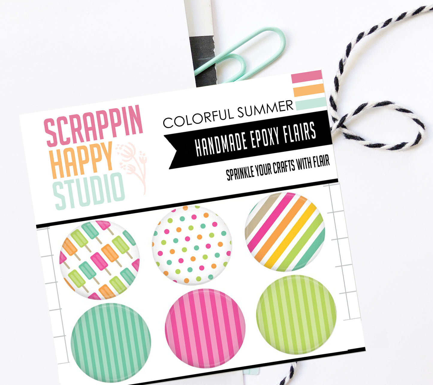 Colorful Summer Epoxy Flair