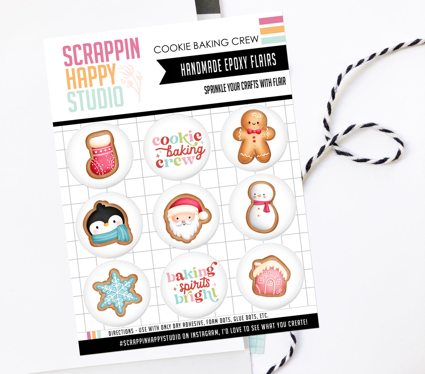 Cookie Baking Crew Epoxy Flair