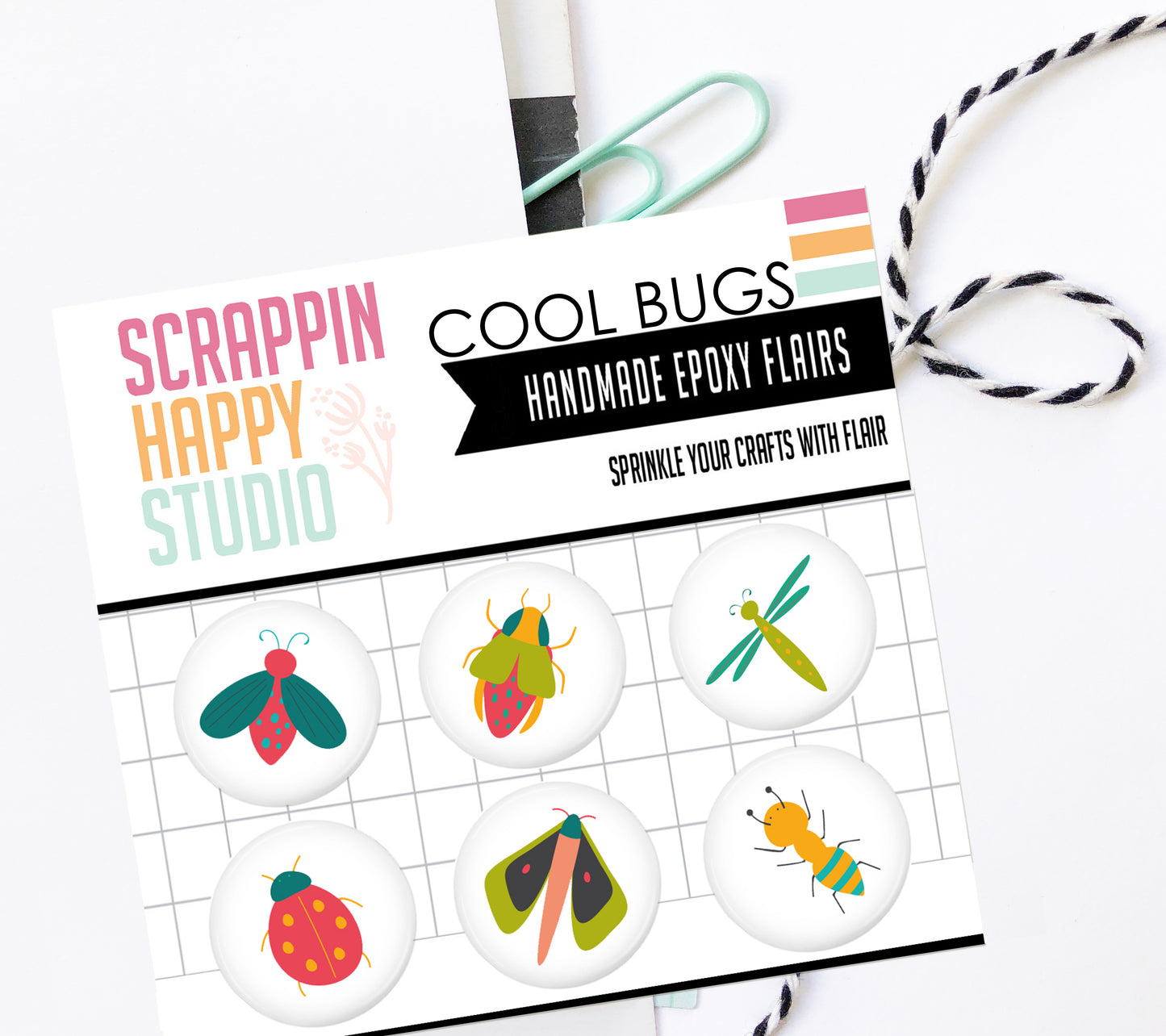 Cool Bugs Epoxy Flair