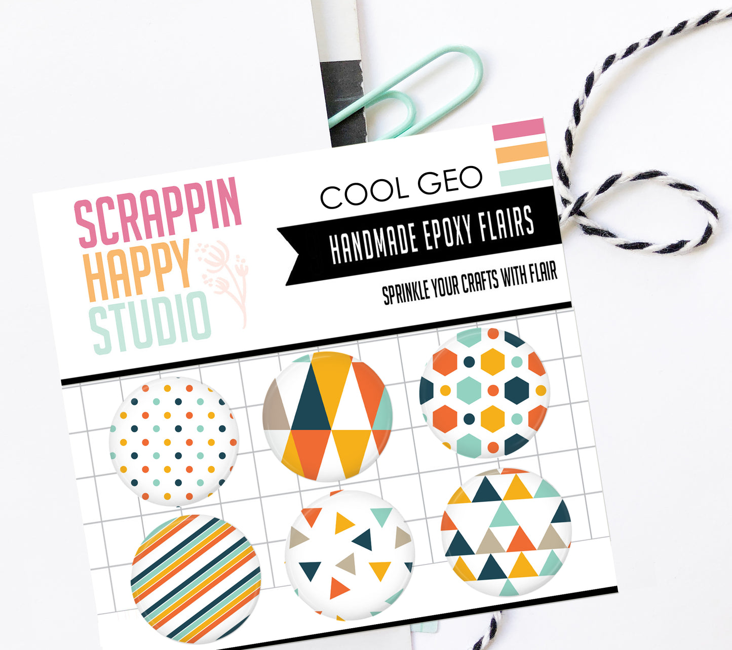 Cool Geo Epoxy Flair