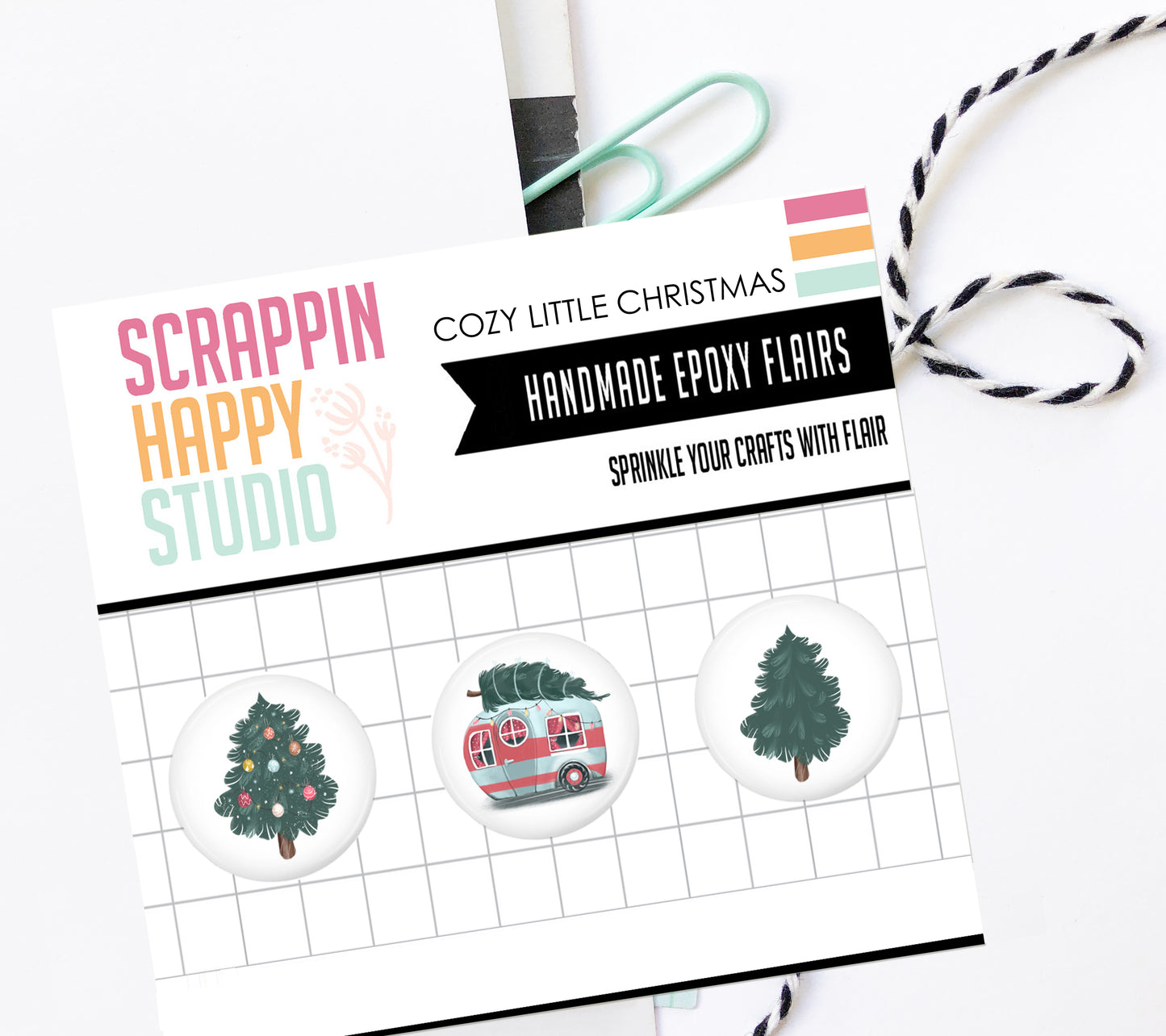 Cozy Little Christmas Epoxy Flair