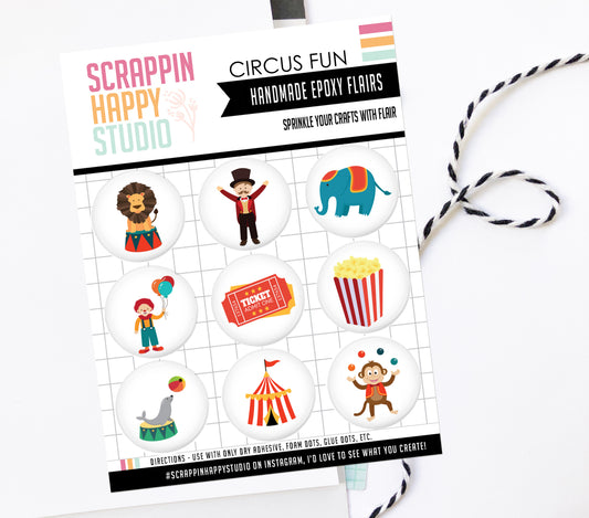 Circus Fun Epoxy Flair