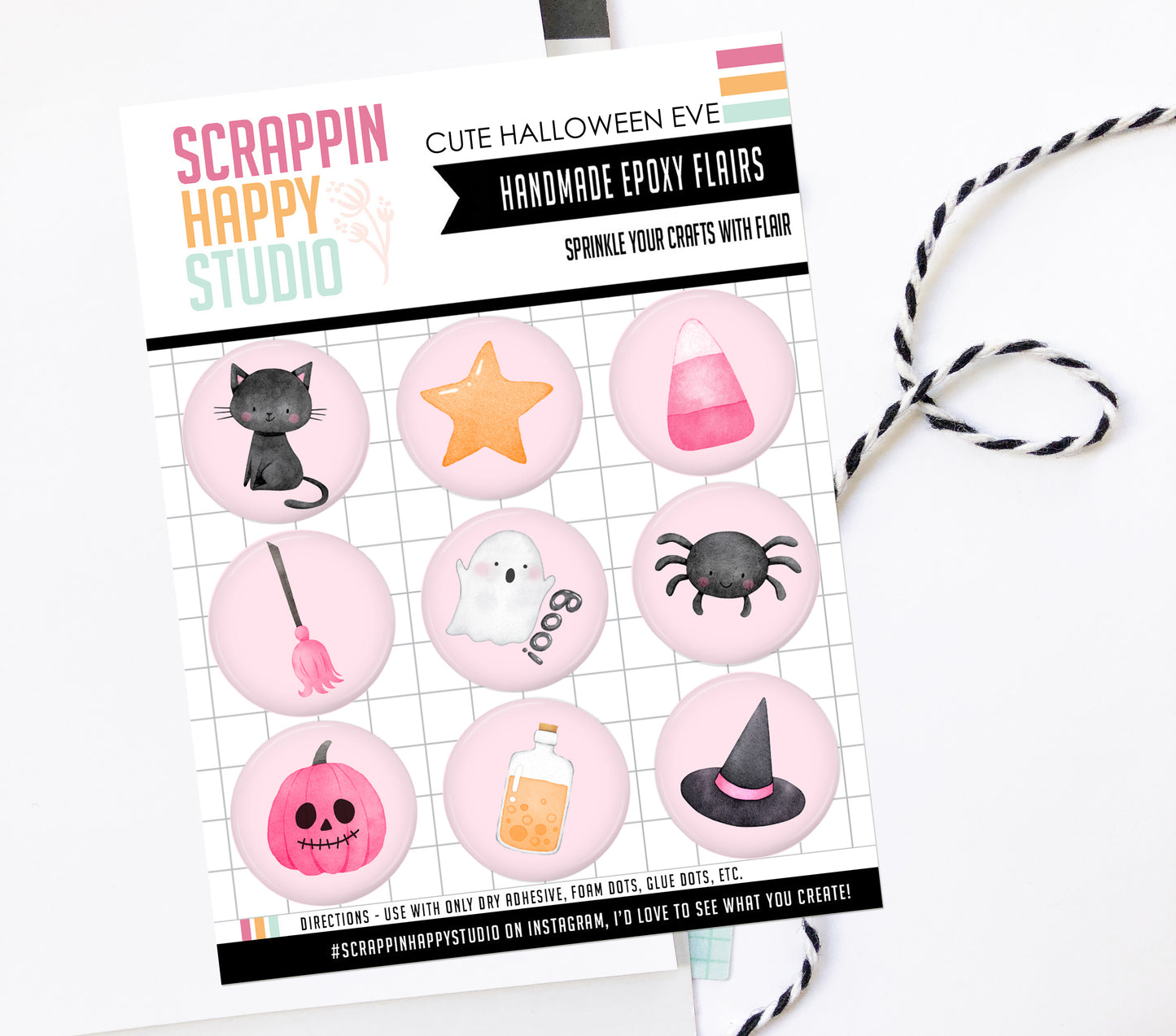 Cute Halloween Eve Epoxy Flair