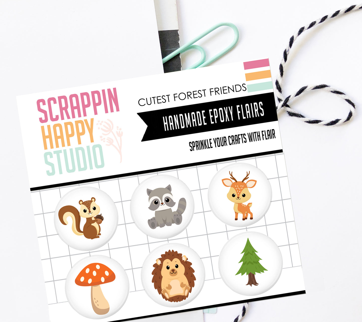 Cutest Forest Friends Epoxy Flair