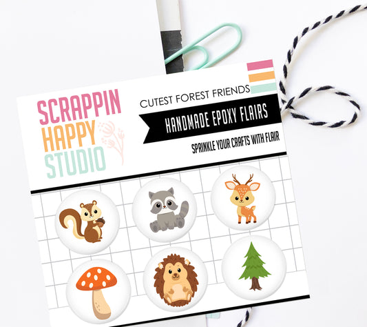 Cutest Forest Friends Epoxy Flair