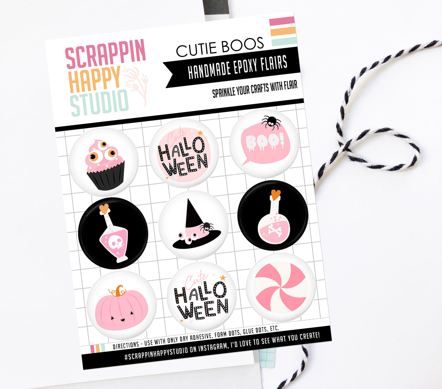 Cutie Boos Epoxy Flair