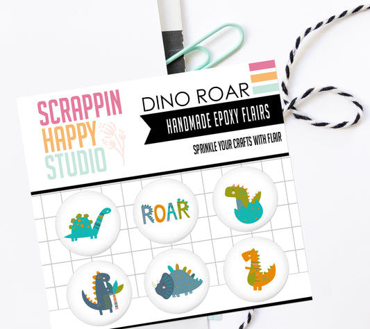 Dino Roar Epoxy Flair