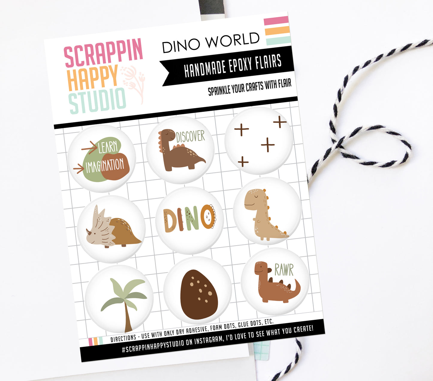 Dino World Epoxy Flair