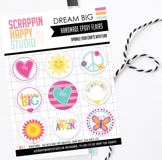 Dream Big Epoxy Flair