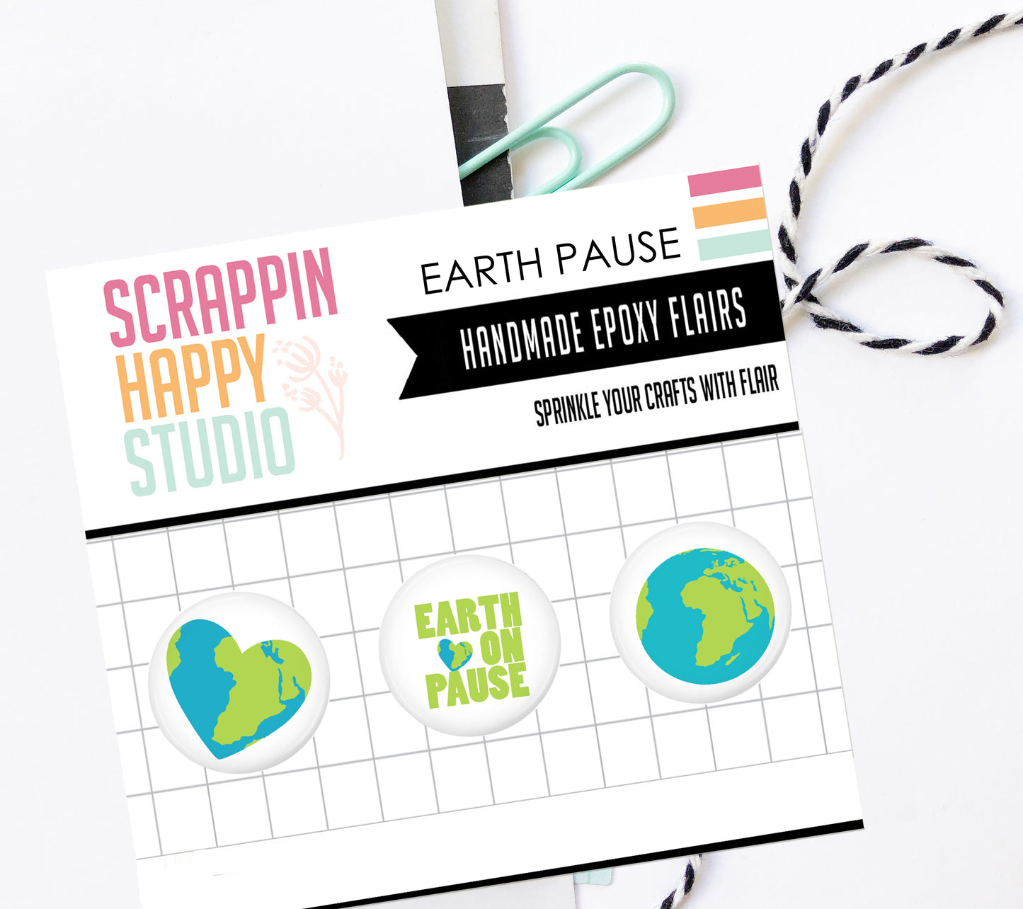 Earth Pause Epoxy Flair