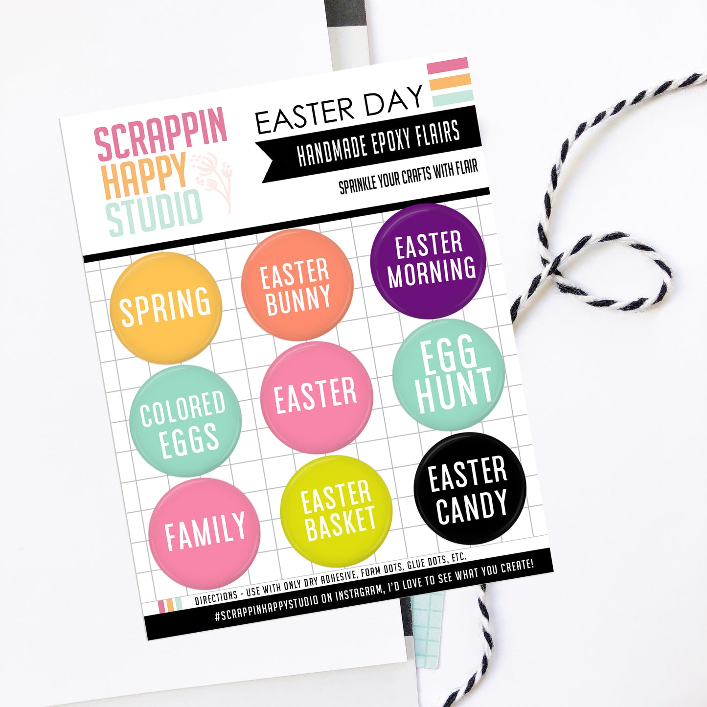 Easter Day Epoxy Flair