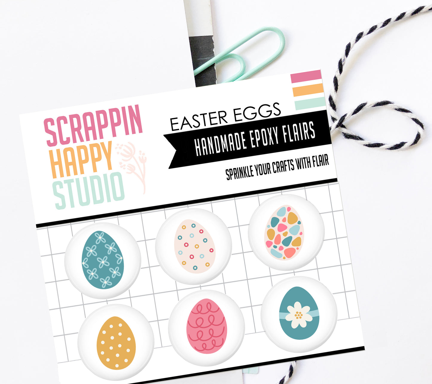 Easter Eggs Epoxy Flair