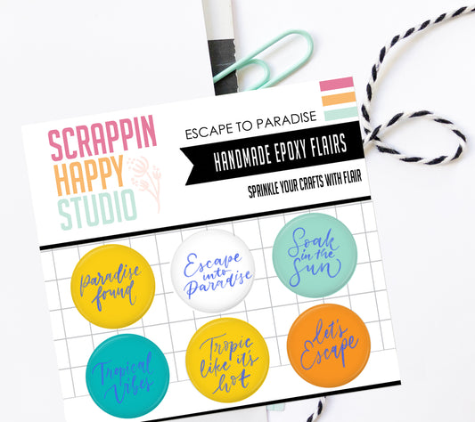 Escape To Paradise Epoxy Flair