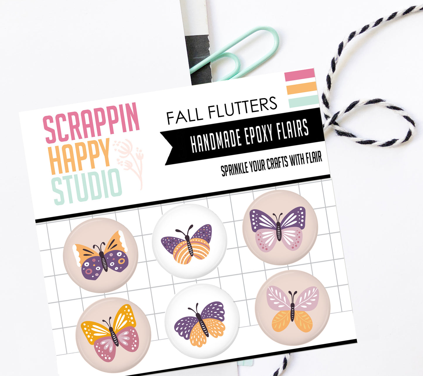 Fall Flutters Epoxy Flair